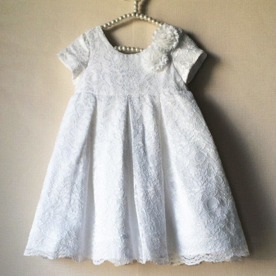 Flower Girl Lacy Formal Dress 5-6 years
