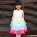 Robe Cérémonie Demoiselle d'honneur Fille Modèle "Rainbow Princess" 1-8 ans
