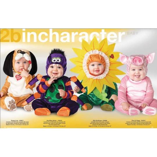 Costume Carnevale Ragno per Bambino Incharacter 0-24 mesi