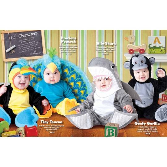 Incharacter Carnival Baby Costume Silly Shark 0-24 months