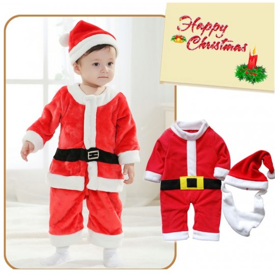 Baby boy Costume Christmas Santa Claus 80cm - 95cm