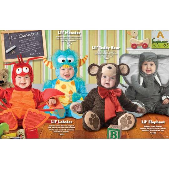 Costume de Carnaval Nounours Incharacter 0-24 mois