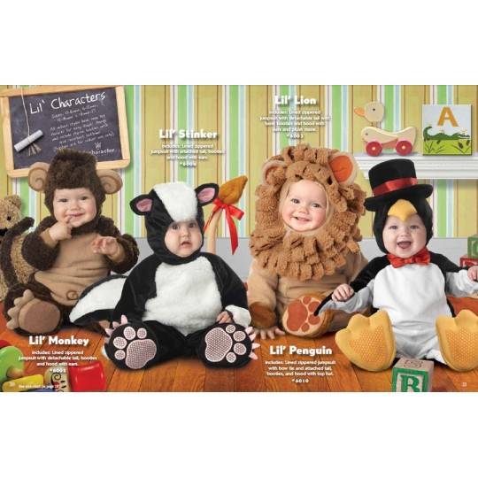 Costume Carnevale Leoncino per Bambino Incharacter 0-4 anni