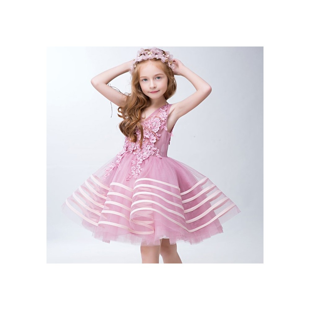 Pink colour clearance girl dress