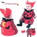Costume de Halloween 3 pièces pour petit enfant 0-24 mois