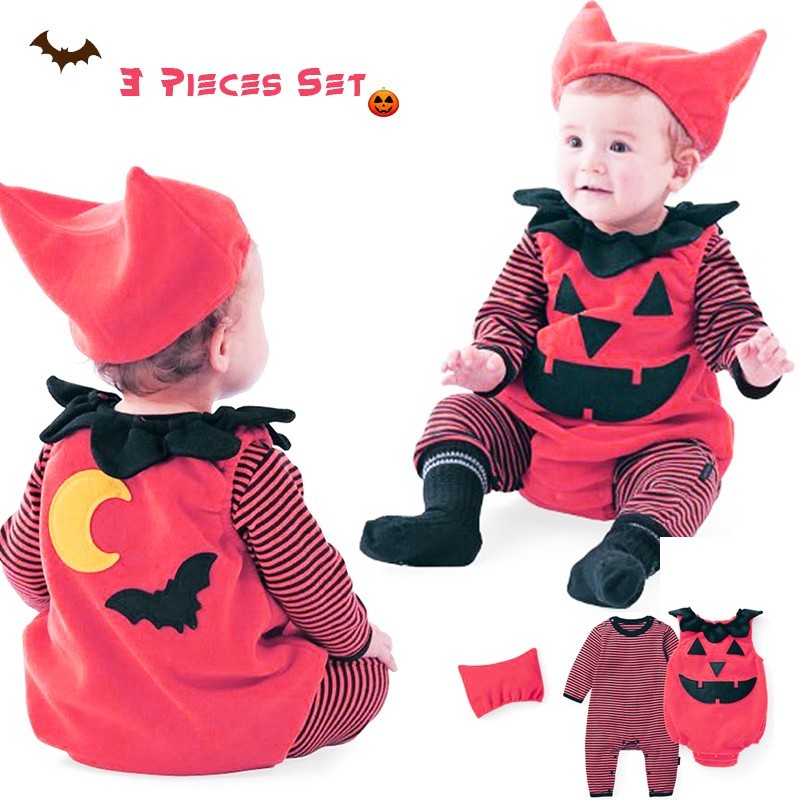 Halloween baby costume 3 pcs 0-24 months