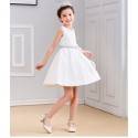 Flower girl white/pink formal dress 100-160 cm