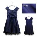 Chambray Maternity Nursing Formal Dress 