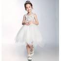 Flower girl peach-coloured formal dress 100-150 cm