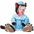 Costume Carnevale Lupo Cattivo per Bambino Incharacter 0-24 mesi