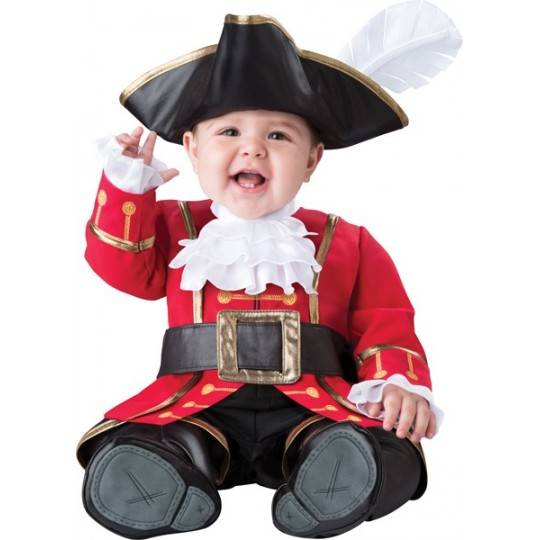 Incharacter Costume de Carnaval Enfant Capitaine Pirate 0-24 mois