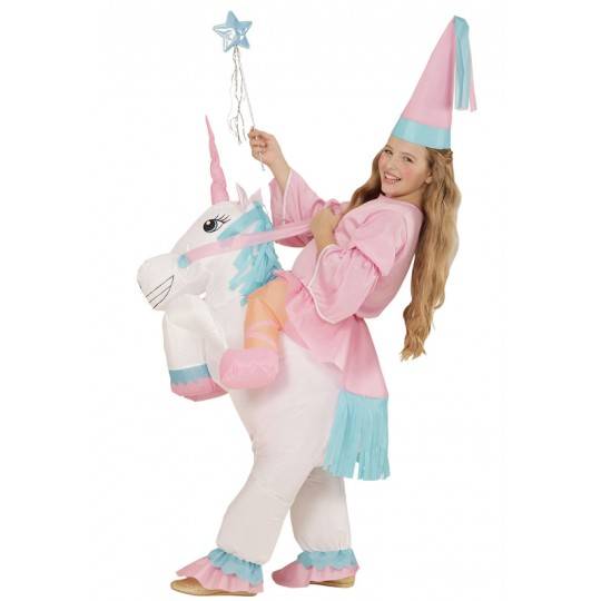 Inflatable unicorn costume