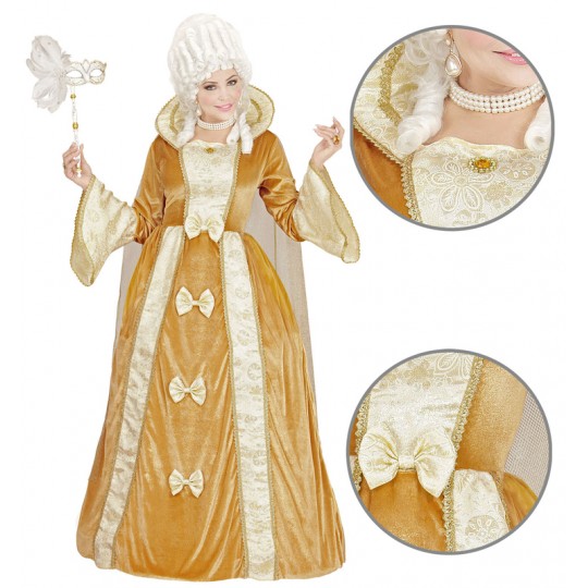 Costume de noble dame vénitienne pour femmes