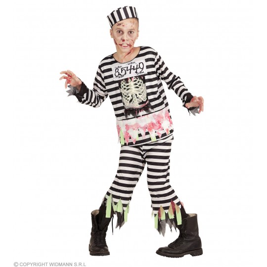 Zombie Prisoner Costume 5-13 years