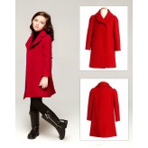 Girl christmas red coat 110-150cm