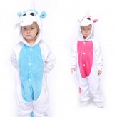 Costume pyjama d'unicorne 3-12 ans