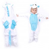 Costume pyjama d'unicorne 3-12 ans