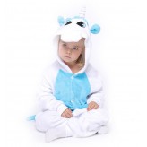 Costume pyjama d'unicorne 3-12 ans