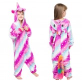 Costume Pigiama Unicorno Rainbow 4-12 anni