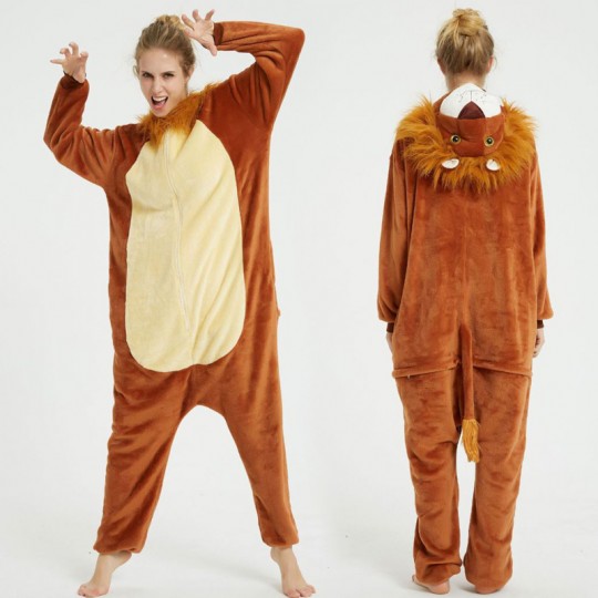 Lion Cosplay Costume Pyjamas for adults