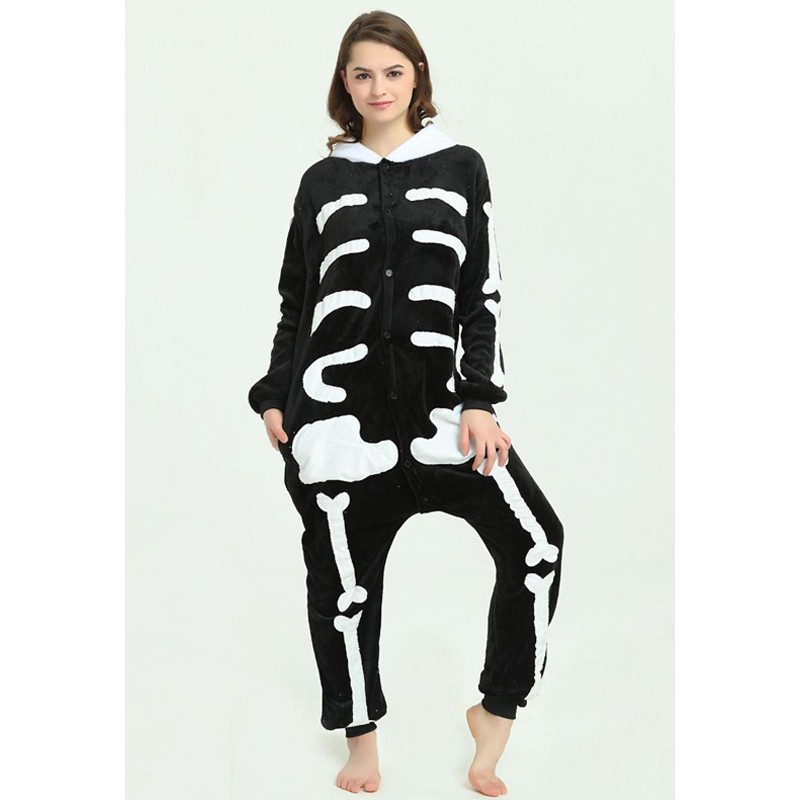 Skeleton Cosplay Costume Pyjamas for adults