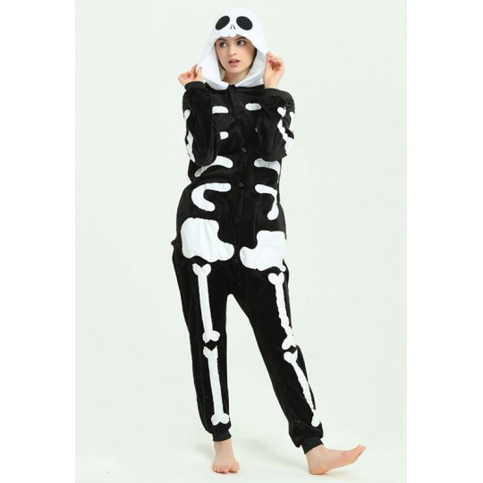 Skeleton Cosplay Costume Pyjamas for adults