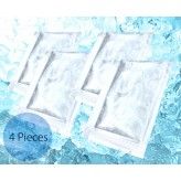 Cooling gel packs for face masks