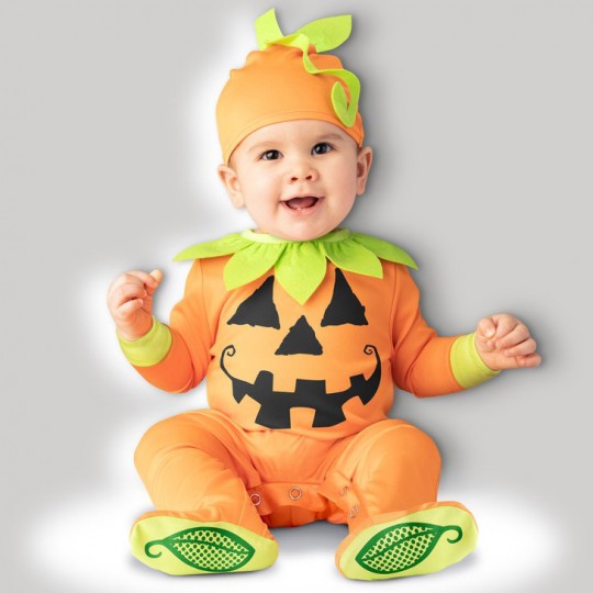 Costume Carnevale Zucca di Halloween Incharacter 0-24 mesi