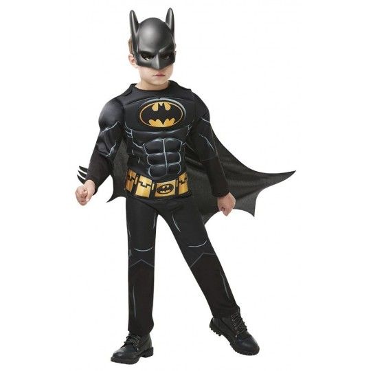 Batman Black Core Deluxe Costume Boy 5-6 years