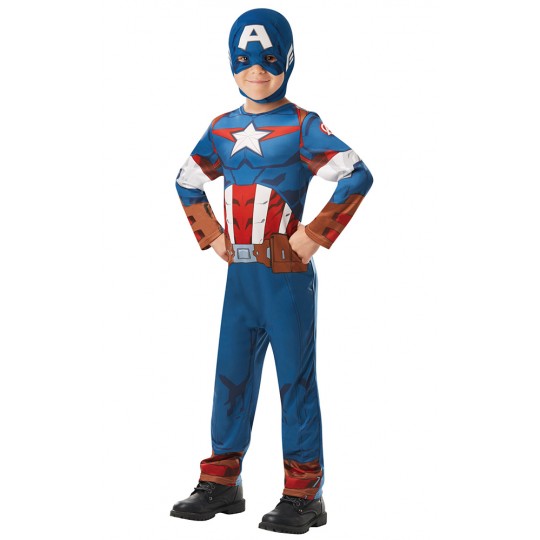 Costume de Captain America 3-8 ans