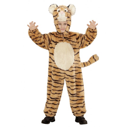 Costume de tigre en peluche 2-5 ans
