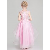 Flower girl formal dress pink colour 100-160cm