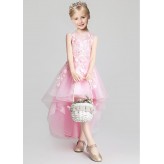 Flower girl formal dress pink colour 100-160cm