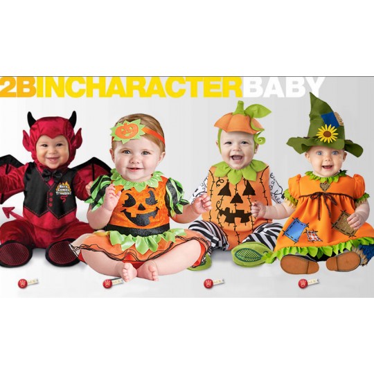 Incharacter Costume de Carnaval et Halloween Enfant Citrouille 0-24 mois