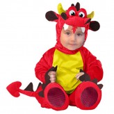 Costume de Carnaval Enfant Drague Rouge 6-24 mois