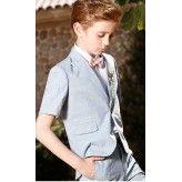 Boy summer formal suit 4 pcs 90-165 cm